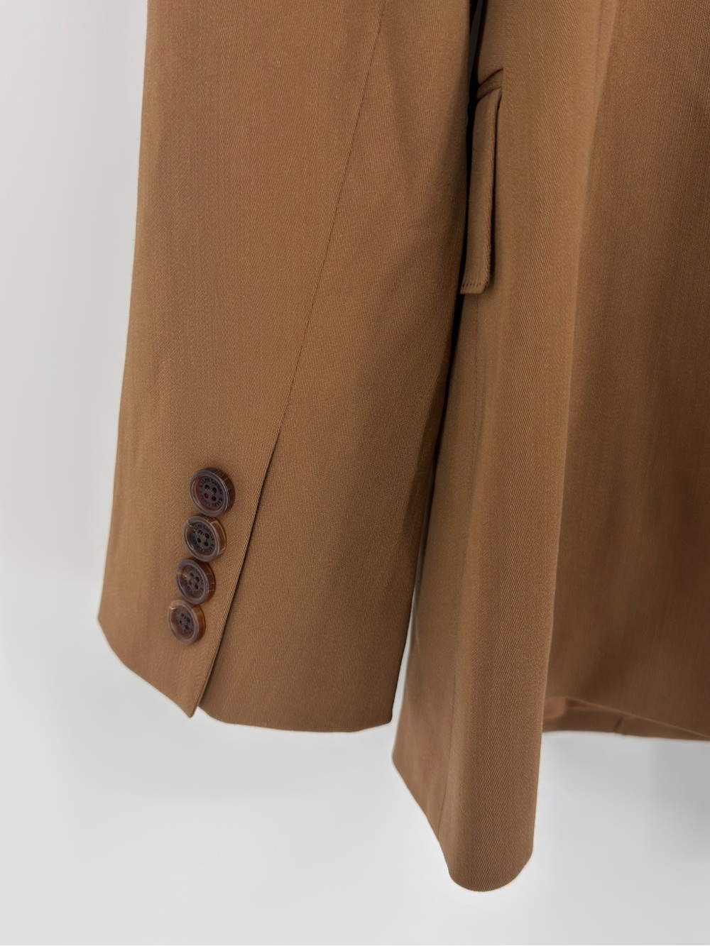 Ralph Lauren Purple Label Camel Wool Double Breasted Blazer 8 - Picture 7 of 15